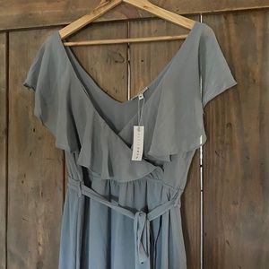 Baltic Born Dusty Blue Kristina Maxi Dress